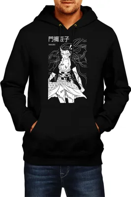 Produktbild von Herren Kapuzenpullover Demon Anime Slayer Nezuko Kamado 011, Man M / Schwarz