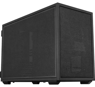 Immagine prodotto di Lian Li B4-mATX Mesh, case per PC, formato Mini Tower, colore nero, compatibile con schede madri Micro ATX e Mini-ITX, realizzato in acciaio, ideale per gaming