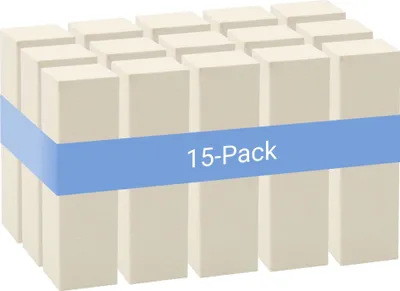 Produktbild von 15er Pack Trevendo Eckstäbe 18 x 18 x 43 mm RAL9016 für Sockelleisten weiß lackiert Innenecken Außenecken