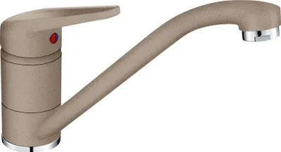 Produktbild von Franke Messing Hochdruck Armatur, Wasserhahn Novara-Plus Festauslauf Cashmere Obenbedienung 115.0470.655
