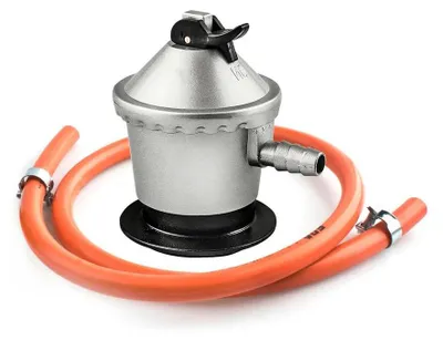 Produktbild von Yregas Regler Und Butanschlauch 1 M Orange Orange One Size