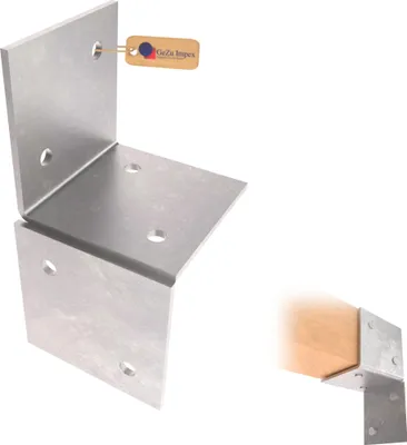 Produktbild von GeZu Impex Pfosten Wandverbinder 71 x 71 mm Feuerverzinkt Pfostenverbinder