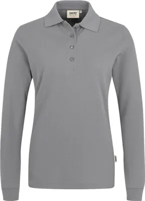 Produktbild von HAKRO Longsleeve Poloshirt Performance Damen #215 Gr. 3XL titan
