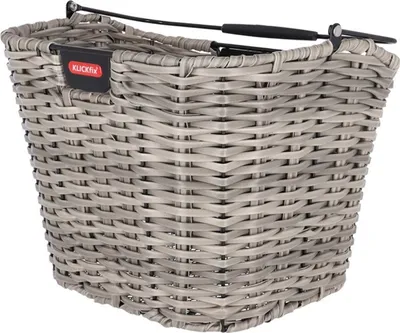 Produktbild von KLICKfix Structura, Vorderseite, Fahrradkorb, Kunststoff, Grau, 16 l, 5 kg
