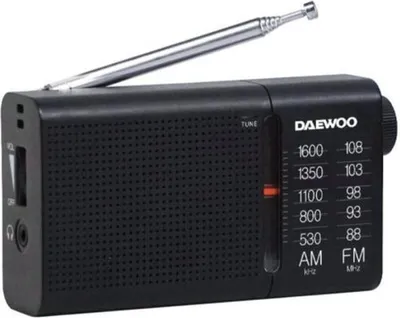 Produktbild von Tragbares Radio daewoo dw1119/ schwarz