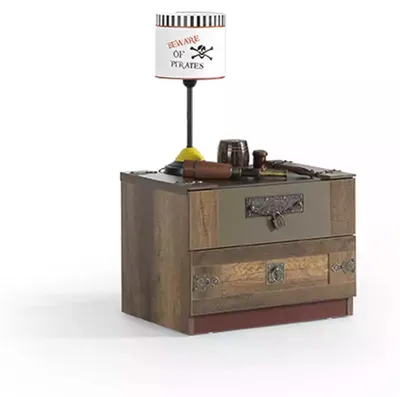 Immagine prodotto di Comodino per la camera dei bambini Comodino in legno marrone Comodino per bambini