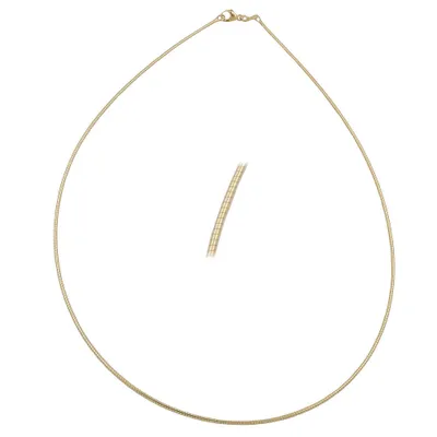 Produktbild von Kette 08mm Rundkette 9Kt GOLD 45cm gold 0,8mm