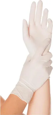Produktbild von Hygonorm Nitril Handschuhe Safe Fit WEISS, puderfrei (100er Box)