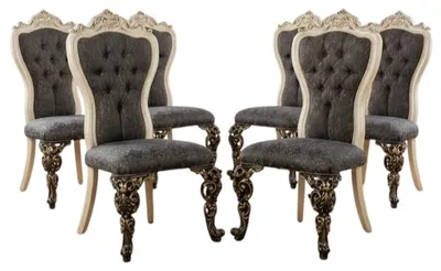 Zdjęcie produktu dla 6 nowoczesnych krzeseł do jadalni – solidne i eleganckie