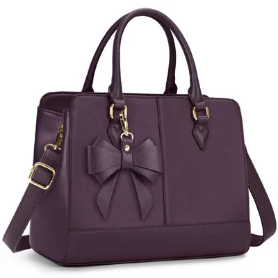Imagen del producto de Solidchoice - Bolsos de mano para mujer, fabricados en cuero sintético (PU), con correa para el hombro y asa