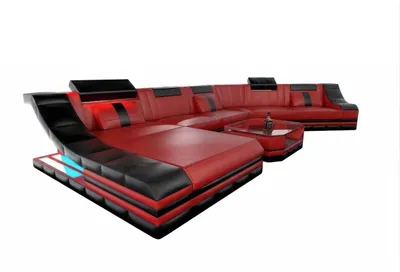 Produktbild von XXL Wohnlandschaft Turino CL-Form in Leder