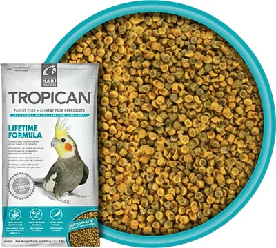 Obrázok produktu pre Hagen Hari Tropican Cockatiel Lifetime Granule - Vyvážené krmivo pre nymfy a malé papagáje 820g