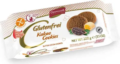 Produktbild von Coppenrath Kakao Cookies glutenfrei 200g
