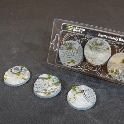 Produktbild von Gamers Grass 50mm Urban Warfare Bases, rund