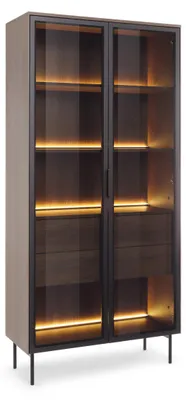 Produktbild von Lumi Showcase 194 x 91 x 39 Eiche Dunin Premium Wohnzimmerprodukt