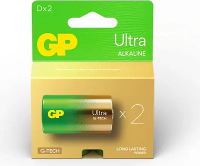 Zdjęcie produktu dla GP BATERIE GP Alkalická baterie ULTRA D (LR20) - 2ks