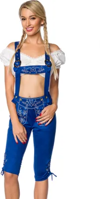 Produktbild von Trachtenhose mit Stickereien, blau, M