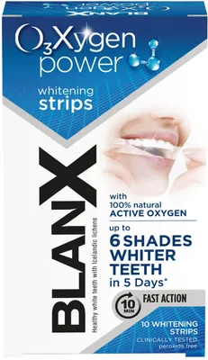 Produktbild von BLANX O3X Zahnaufhellungsstreifen, 10 Stück