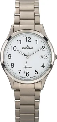 Produktbild von Dugena 4460328 Herren-Armbanduhr, Edelstahl-Gehäuse, Metall-Armband