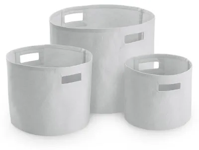 Immagine prodotto di Westford Mill W574 | Vaschette in tela - Colore: Grigio chiaro - Taglia: S