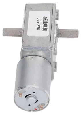 Getriebemotor 12 V DC, 10 U/min, Doppelwelle 12 mm, selbsthemmend