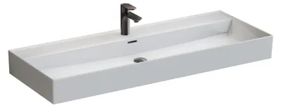 Produktbild von Aqua Bagno Loft Air Keramik Waschbecken 120cm Möbel-Waschtisch