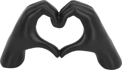 Produktbild von Herzhände Skulpturharz ästhetischer Gestendekoration Modernes Liebeszeichen Kunst Figur Ornament für Kaffeetisch Regale Hochzeitsbüro Stil 1
