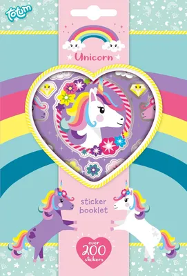 Productafbeelding van Unicorn Stickerboek Met 150 Stickers - Knutselstickers