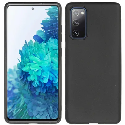 Produktbild von Silikon Hülle Basic für Samsung Galaxy S20 FE (G780F) Case TPU Soft Handy Cover Schutz Matt-Schwarz