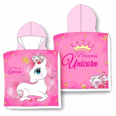 Produktbild von 20th Century Fox Microfiber Poncho Rosa  Rosa One Size