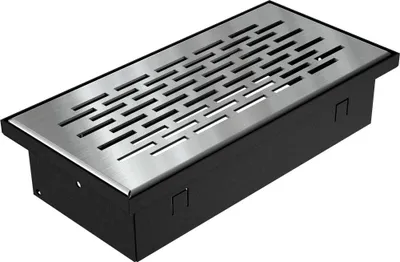 Produktbild von Lüftungsgitter floor 9x20 Edelstahl
