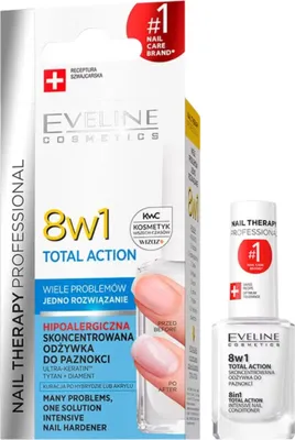Produktbild von Eveline Cosmetics- Nagel-Therapie Professional 8 in 1 Total Action 12ml