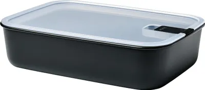 Produktbild von Mepal – Frischhaltedose EasyClip – Schüssel mit Deckel & Klickverschluss – Geeignet für Mikrowelle, Dampfgarer, Kühl- und Gefrierschrank – Luftdicht & auslaufsicher – 2250 ml – Nordic black
