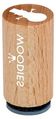 Produktbild von Mini Stempel Schneemann aus Holz, 1,5 x 1,5 x 3 cm