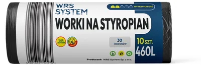 Zdjęcie produktu dla Worki na styropian 10 szt. 30 um czarne WRS System