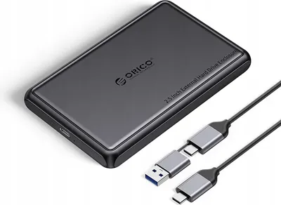 Produktbild von Orico Ddl25-C3 2.5 Hdd/Ssd Usb-C 5Gb/S Festplattenlaufwerk - Schwarz