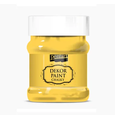 Produktbild von PENTART Dekorfarbe Chalky, 230 ml, Sonnengelb