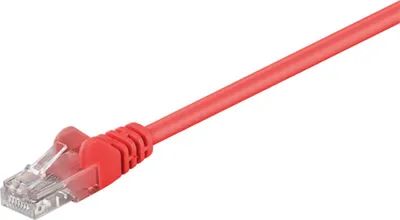 Produktbild von CAT 5e Patchkabel, U/UTP, rot Kupferkaschierter Aluminiumleiter (CCA)