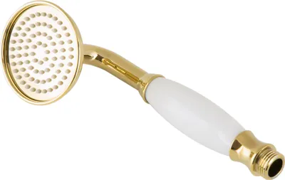 Produktbild von PaulGurkes Brausestange Gold Duschstange mit Handbrause Nostalgie Landhausstil