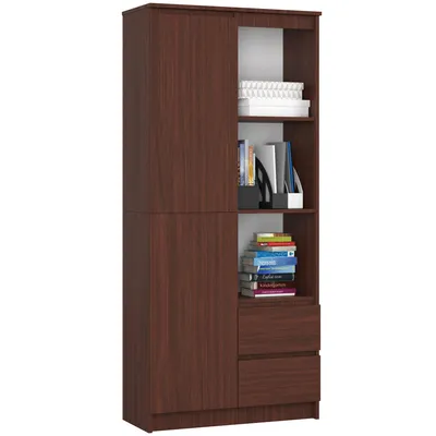 Produktbild von Akord Offenes Regal Wenge 80X35X180 Cm