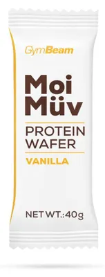 Produktbild von GymBeam - MoiMüv Proteinwaffel, 40 g, Vanille