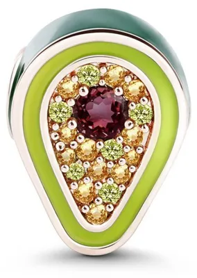 Produktbild von Gnoce Charm Avocado CDC016 Silber rosévergoldet
