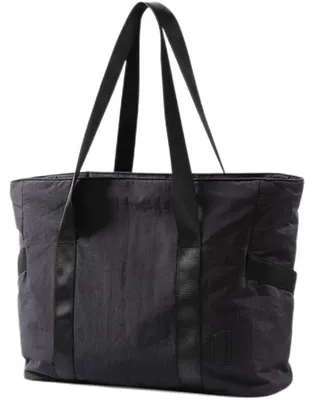 Productafbeelding van Dameshandtas - 39 x 31 x 15,5 cm - Grote tas met 2 zijvakken - Geschikt voor winkelen, reizen, de sportschool en dagelijks gebruik - Zwart