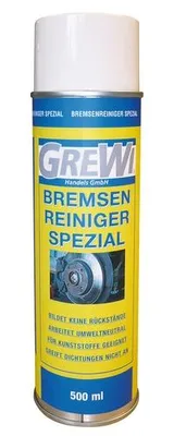 Produktbild von Grewi Bremsenreiniger Spezial, 500ml hochaktiver Spezialreiniger mit intensiver Reinigungswirkung