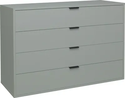 Produktbild von Kommode >Bonnie< in pine green matt lack - 119x87x45cm (BxHxT)