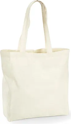 Produktbild von Westford Mill W125 | Maxi Bag For Life 35 x 39 x 13,5 cm - Farbe: Natural - Größe: One Size