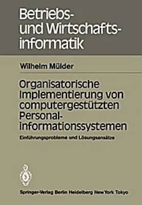 Produktbild von Organisatorische Implementierung von computergestützten Personalinformationssystemen