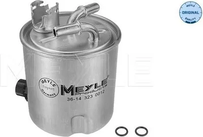 Produktbild von Kraftstofffilter MEYLE 36-14 323 0012 für NISSAN Qashqai / Qashqai +2 I (J10, NJ10) Leitungsfilter