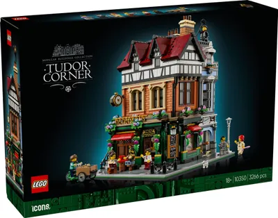 Obrázok produktu pre LEGO ICONS Dom na rohu v tudorovskom štýle, Stavebnica, 18 rok / roky, Plast, 3266 kusov, 3,81 kg