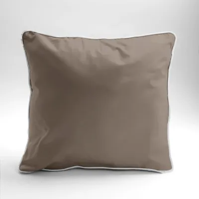 Obrázok produktu pre Obliečka na vankúš, obliečka na vankúš na spanie z mako saténu, s Biza, vysoká kvalita 40x40 Taupe